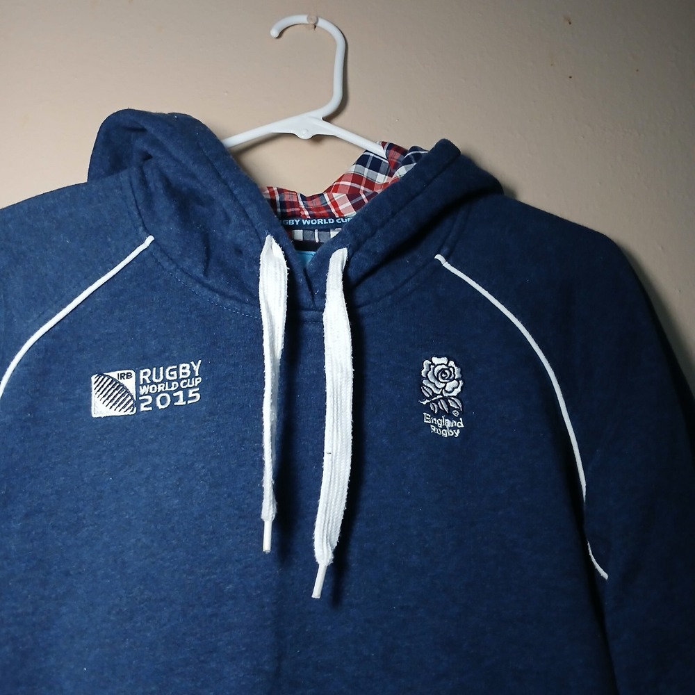 Canterbury Rugby Hoodie Womens 10 Medium 2015 World Cup England Fleece Preppy - Picture 2 of 14